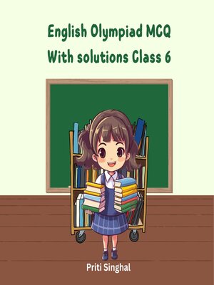 cover image of English Olympiad MCQ With Solutions Class 6
